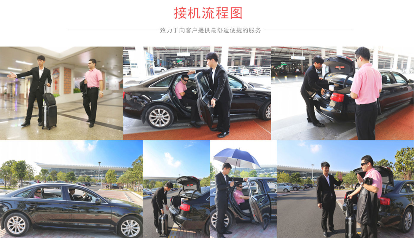 機場接送流程示意圖